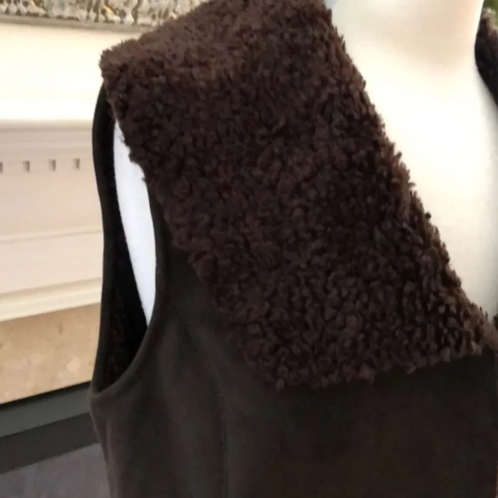 Talbots Vest Dark Brown